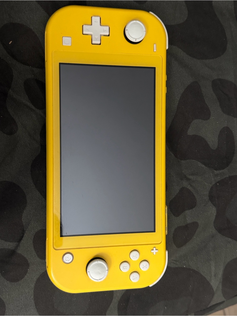 Yellow Handheld Gaming Console - Brand Not Visible